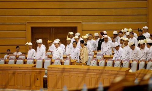 Military threats, coup fears overshadow Myanmar parliament opening Military threats, coup fears overshadow Myanmar parliament opening
