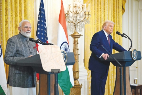 Modi and Trump talk trade as India, US seek to repair ties Modi and Trump talk trade as India, US seek to repair ties
