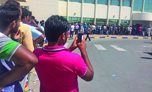 Heavy rush at Bahrain driving school