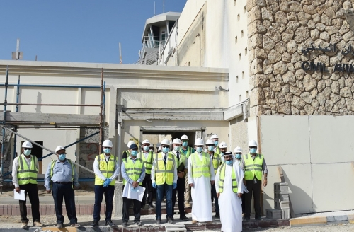 Private aviation terminal works on schedule 