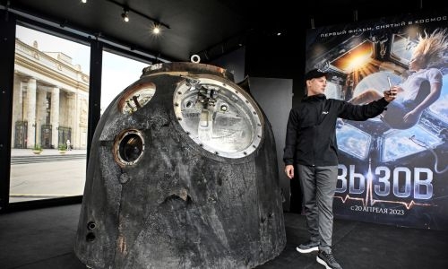 Russia releases first feature film shot in space Russia releases first feature film shot in space