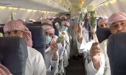 Saudi coalition releases several Houthi prisoners as part of truce Saudi coalition releases several Houthi prisoners as part of truce