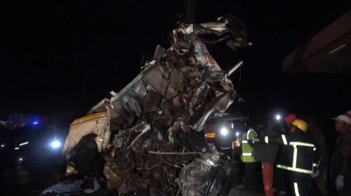 Death toll from Kenya road disaster reaches 49 Death toll from Kenya road disaster reaches 49
