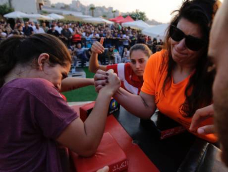 Lebanese arm wrestlers revive century-old sport