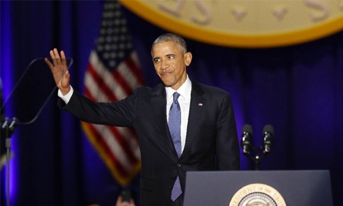 Obama says 'yes we did' in farewell address