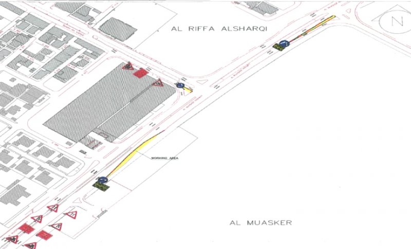 Lane closure for the weekend announced 