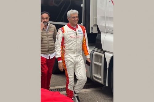 Ajith Kumar Survives Dual Crash Unscathed at Porsche Sprint Challenge in Spain