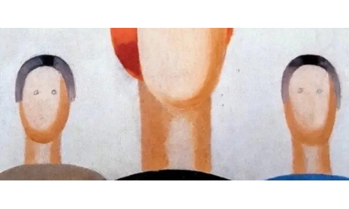 'Bored' security guard draws eyes on $1 million painting of faceless figures with ballpoint pen