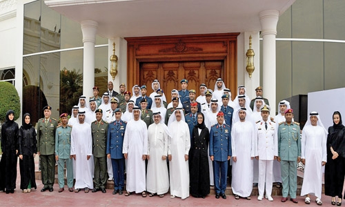 HRH Crown Prince meets senior officials and citizens Majlis