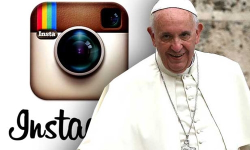 Pope to join Bieber and co. on Instagram