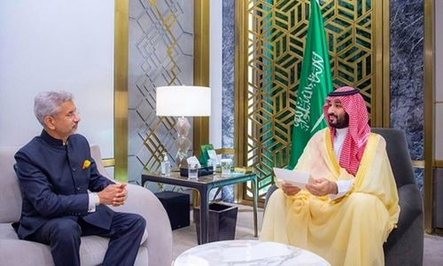 Top Indian minister meets Saudi Arabian Crown Prince