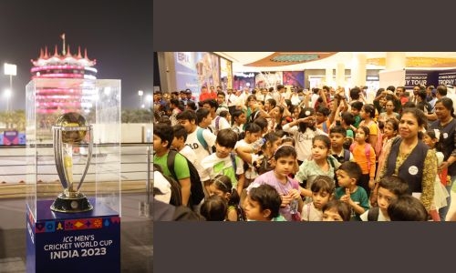 ICC Men’s Cricket World Cup trophy tour wows fans in Bahrain