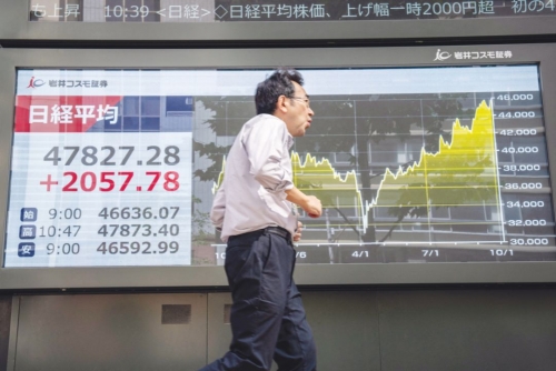 Stocks falter, gold shines as traders weigh political turmoil 