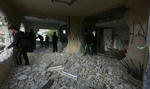 Israel destroys home of Palestinian suspect in murder of Israelis