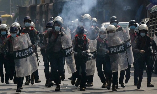 Myanmar coup: At least 18 dead in crackdown