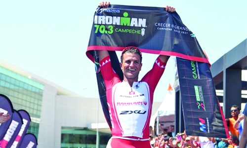 Bozzone races into Ironman history