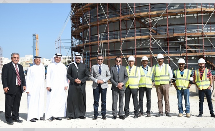 Construction progress at jet fuel farm complex reviewed
