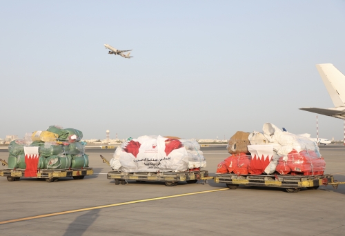 Bahrain sends first relief aid shipment to Libya 