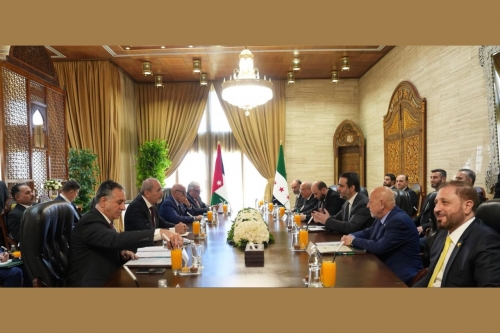 Jordan, Syria Hold Expanded Talks in Damascus Jordan, Syria Hold Expanded Talks in Damascus