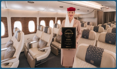 Emirates Tops Middle East Airline Rankings at 2026 APEX Awards Emirates Tops Middle East Airline Rankings at 2026 APEX Awards