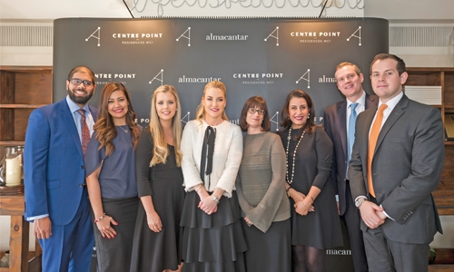 Centre Point on the verge of completion Centre Point on the verge of completion