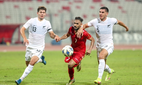 Bahrain concede late goal in loss to Kiwis