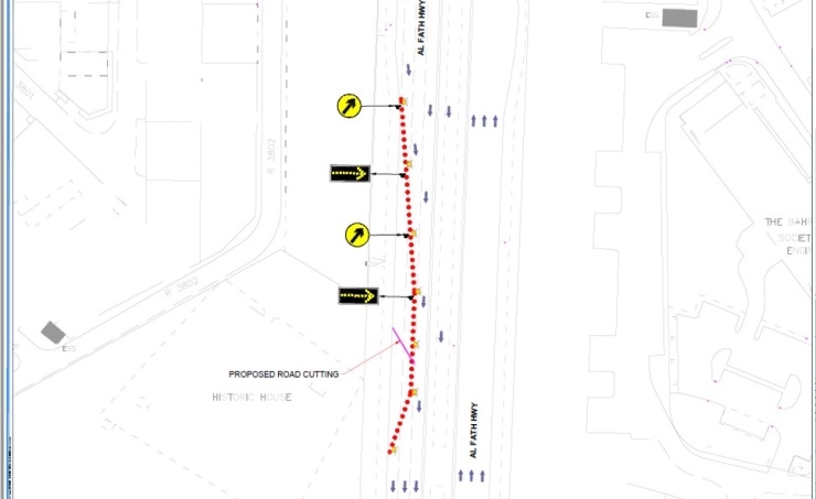 The Ministry of Works announces the closure of tracks on Al-Fateh Street