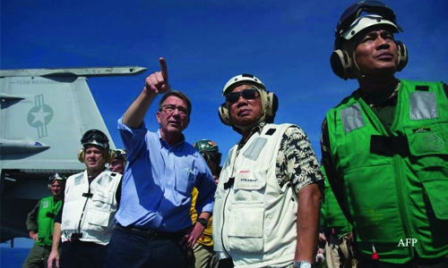 Carter says China still invited to US-led naval exercise