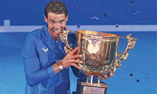 Nadal storms to 75th title in Beijing