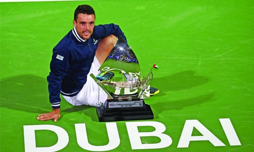 Bautista Agut downs Pouille to win Dubai final Bautista Agut downs Pouille to win Dubai final