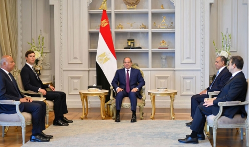 Kushner Meets Sisi Over Gaza Ceasefire Kushner Meets Sisi Over Gaza Ceasefire