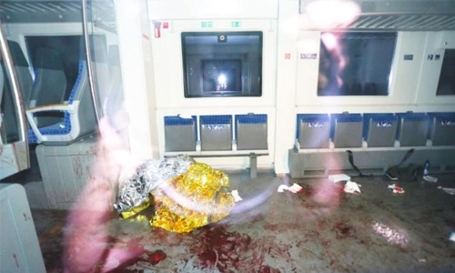 IS flag left by train attacker as group claims rampage IS flag left by train attacker as group claims rampage