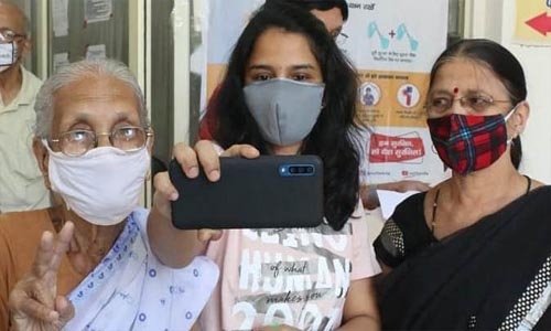 Indian state sets up special 'females only' vaccination centres on Women's Day