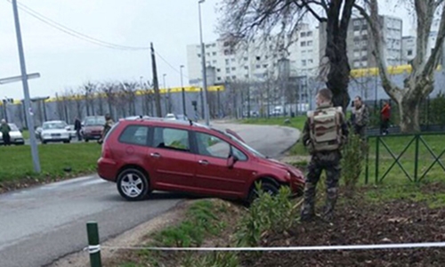 Man charged after car attack on French soldiers