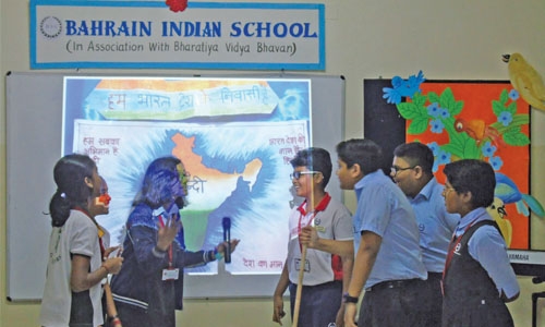 Bahrain Indian School celebrates Hindi Divas