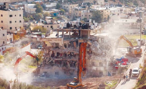 Israel demolishes residential building in east Jerusalem