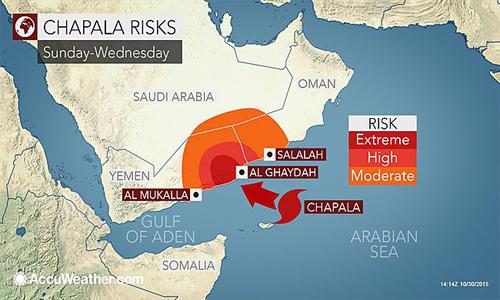 'Extremely severe' cyclone heading for Yemen, Oman: UN 'Extremely severe' cyclone heading for Yemen, Oman: UN