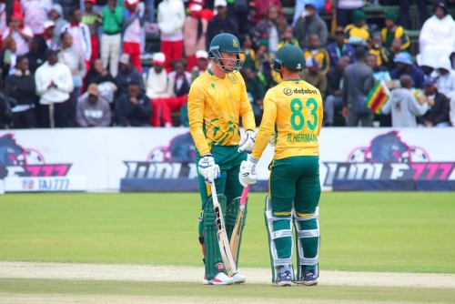 Hermann powers South Africa to T20 win over Zimbabwe