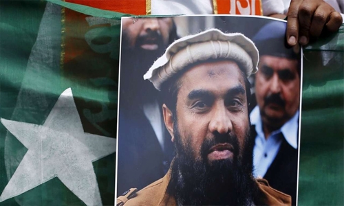 Pakistan sentences Lakhvi to five years for terrorism financing