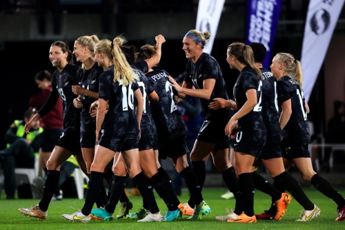 Co-hosts New Zealand win at last in timely World Cup boost Co-hosts New Zealand win at last in timely World Cup boost