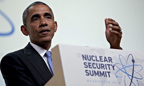 Obama defends NATO as a 'lynchpin'