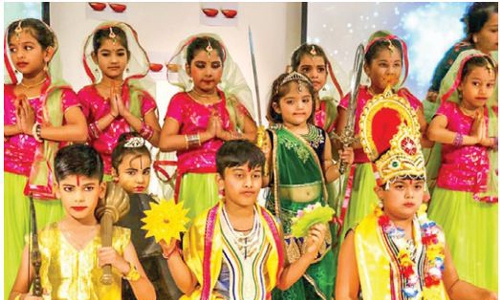 Celebrating the festival of lights Celebrating the festival of lights