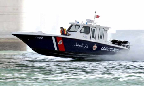 Bahrain coast guard patrols rescue two from capsized boat Bahrain coast guard patrols rescue two from capsized boat