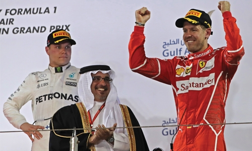 Vettel wins Bahrain Grand Prix