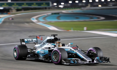 Hamilton fastest in Abu Dhabi practice Hamilton fastest in Abu Dhabi practice