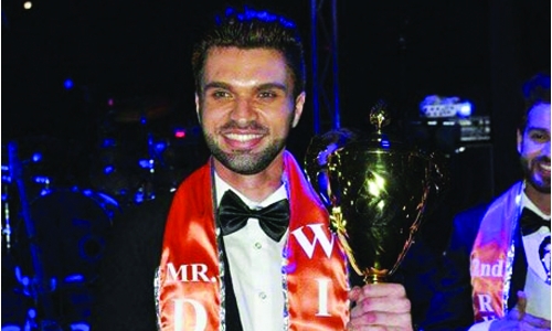 Imran Umer, first Pakistani model to win Mr Dubai pageant