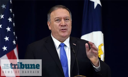 Pompeo hails Bahrain stances Pompeo hails Bahrain stances