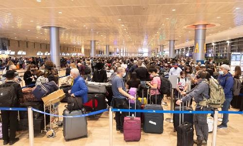 Panic as tourists bring unexploded shell to Israeli airport