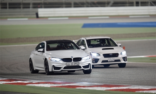 Stage set for Open Track Night Stage set for Open Track Night