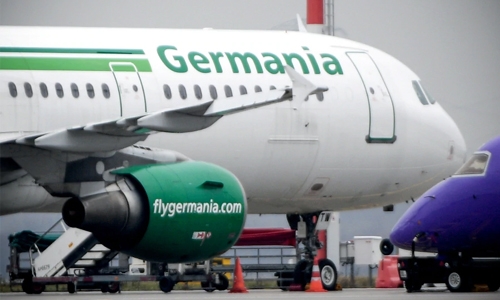 Germania airline says filed for bankruptcy, cancels all flights